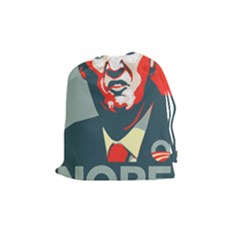 Trump Nope Drawstring Pouch (medium) by goljakoff