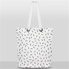 Rain  Full Print Rope Handle Tote (small) by Sobalvarro