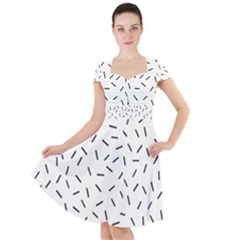 Rain  Cap Sleeve Midi Dress by Sobalvarro