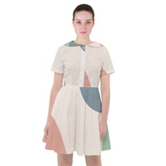 Abstract Shapes  Sailor Dress by Sobalvarro