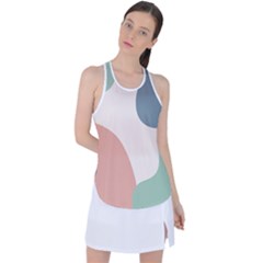 Abstract Shapes  Racer Back Mesh Tank Top by Sobalvarro