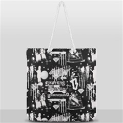 Skater-underground2 Full Print Rope Handle Tote (large) by PollyParadise