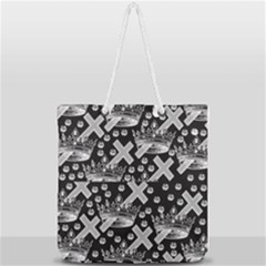 Royalcrown Full Print Rope Handle Tote (large) by PollyParadise