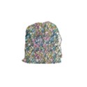 Multicolored Watercolor Stones Drawstring Pouch (Small) View1