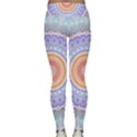 Pretty Pastel Boho Hippie Mandala Lightweight Velour Classic Yoga Leggings View2