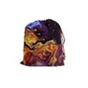 Nebula Starry Night Skies Abstract Art Drawstring Pouch (Medium) View1