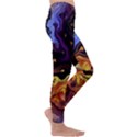 Nebula Starry Night Skies Abstract Art Kids  Lightweight Velour Leggings View3
