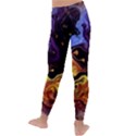 Nebula Starry Night Skies Abstract Art Kids  Lightweight Velour Leggings View4