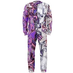 Blooming Lilacs Spring Garden Abstract Onepiece Jumpsuit (men)  by CrypticFragmentsDesign