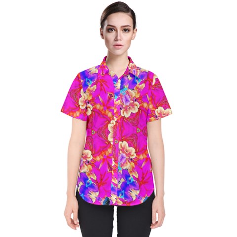 Newdesign Women s Short Sleeve Shirt by LW41021