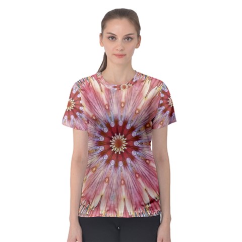 Pink Beauty 1 Women s Sport Mesh Tee by LW41021