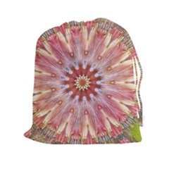 Pink Beauty 1 Drawstring Pouch (2xl) by LW41021