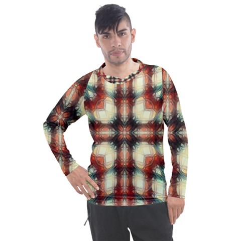 Royal Plaid  Men s Pique Long Sleeve Tee by LW41021