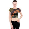 GoghWave Crew Neck Crop Top View1