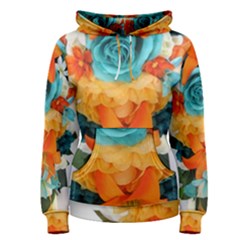 Spring Flowers Women s Pullover Hoodie by LW41021