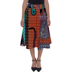 Cats Perfect Length Midi Skirt by LW41021