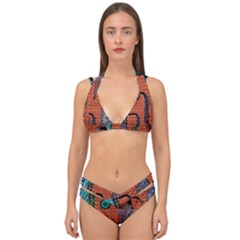 Cats Double Strap Halter Bikini Set by LW41021
