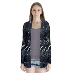 Dragon Scales Drape Collar Cardigan by PollyParadise
