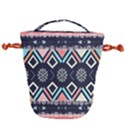 Gypsy-pattern Drawstring Bucket Bag View2