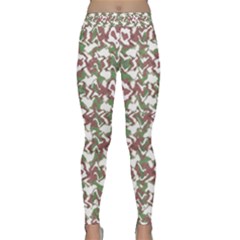 Multicolored Texture Print Pattern Classic Yoga Leggings by dflcprintsclothing