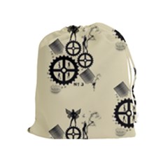 Angels Drawstring Pouch (xl) by PollyParadise
