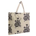 Angels Zipper Large Tote Bag View2