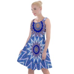Softtouch Knee Length Skater Dress by LW323