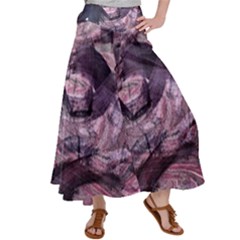  Abstract Marbling Satin Palazzo Pants by kaleidomarblingart
