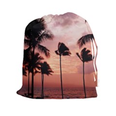 Palm Trees Drawstring Pouch (2xl) by LW323
