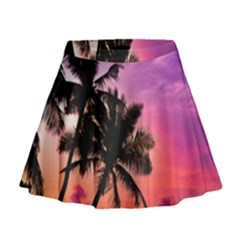 Ocean Paradise Mini Flare Skirt by LW323