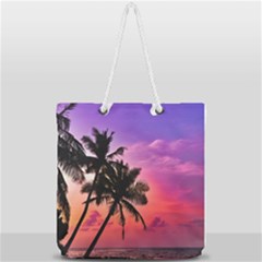 Ocean Paradise Full Print Rope Handle Tote (large) by LW323