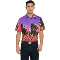 Ocean Paradise Men s Short Sleeve Pocket Shirt  by LW323