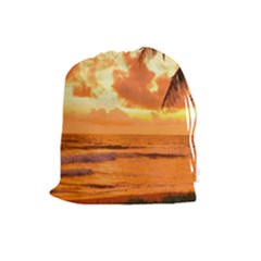 Sunset Beauty Drawstring Pouch (large) by LW323