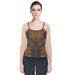 Sweet Dreams Velvet Spaghetti Strap Top by LW323