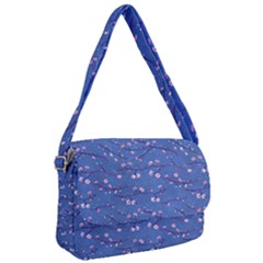 Branches With Peach Flowers Courier Bag by SychEva