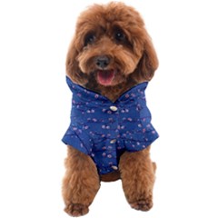 Branches With Peach Flowers Dog Coat by SychEva