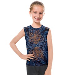 Fractal Galaxy Kids  Mesh Tank Top by MRNStudios
