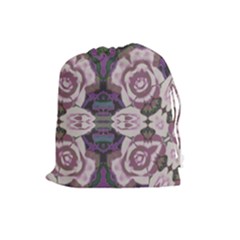 Lilac s  Drawstring Pouch (large) by LW323