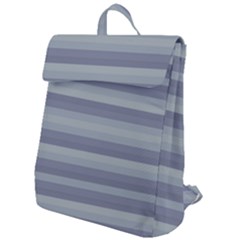 Linear Cold Print Design Flap Top Backpack by dflcprintsclothing