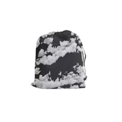Cumulus Abstract Design Drawstring Pouch (small) by dflcprintsclothing