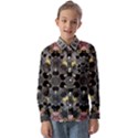 Abstract Geometric Kaleidoscope Kids  Long Sleeve Shirt View1