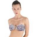 Berries in Winter, fruits in vintage style photography Twist Bandeau Bikini Top View1