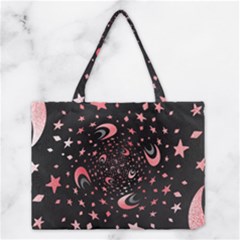 Pattern Lune Étoile Profondeur Medium Tote Bag by alllovelyideas
