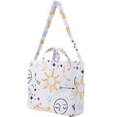 Pattern Mystic Square Shoulder Tote Bag by alllovelyideas