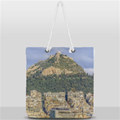 Atenas Aerial View Cityscape Photo Full Print Rope Handle Tote (large) by dflcprintsclothing