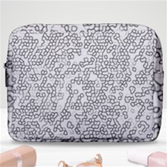 Neon Geometric Pattern Design 2 Make Up Pouch (large) by dflcprintsclothing