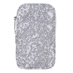 Neon Geometric Pattern Design 2 Waist Pouch (large) by dflcprintsclothing