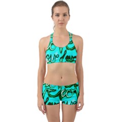  Graffiti Love Back Web Gym Set by essentialimage365