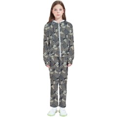 Browns Geometric Abstract Design Kids  Tracksuit by dflcprintsclothing