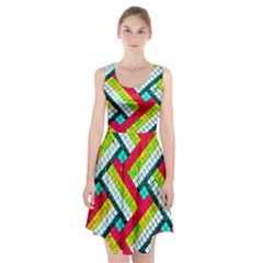 Pop Art Mosaic Racerback Midi Dress by essentialimage365